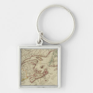 British colonies North America, New England Key Ring