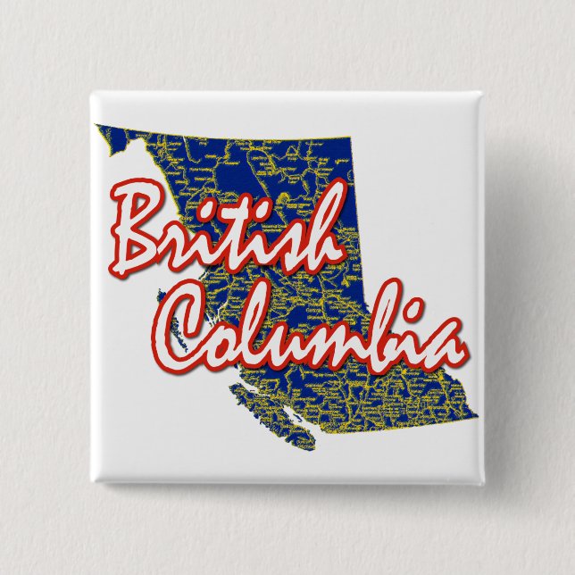 British Columbia 15 Cm Square Badge (Front)