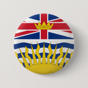 British Columbia 6 Cm Round Badge