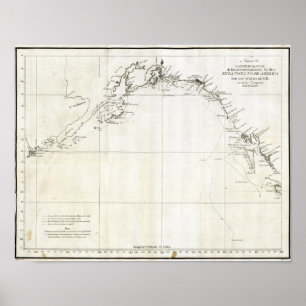 British, Columbia, Alaska Poster