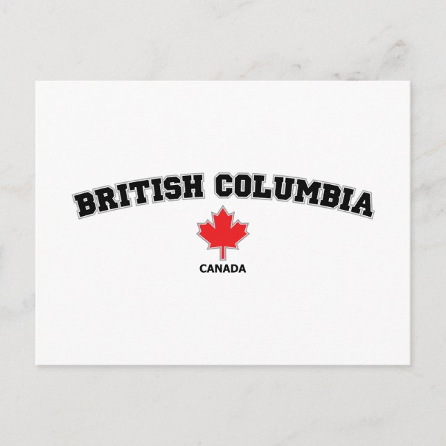 British Columbia Block Postcard (Front)