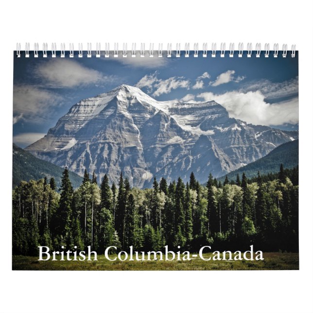 British Columbia-Canada Calendar (Cover)