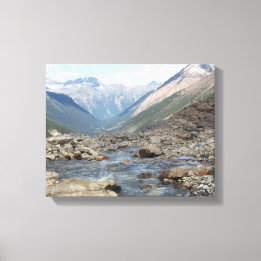 British Columbia Canada Glacial Creek Canvas
