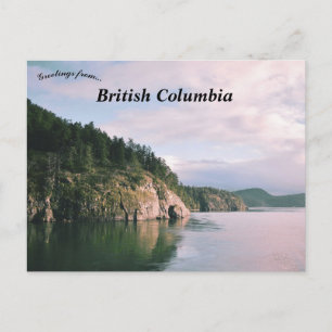 British Columbia Canada Landscape Postcard