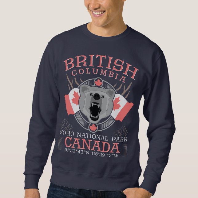 BRITISH COLUMBIA CANADA - YOHO NATIONAL PARK SWEATSHIRT (Front)