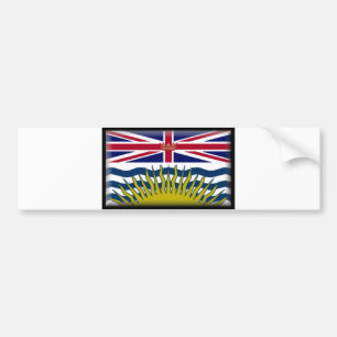 British Columbia Flag Bumper Sticker