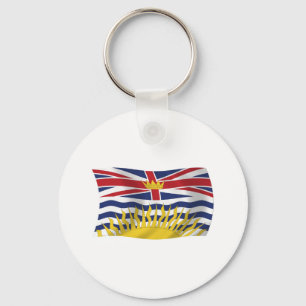 British Columbia Flag Keychain