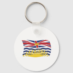 British Columbia Flag Keychain