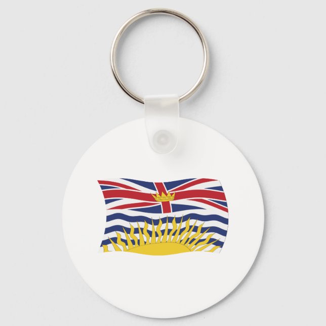 British Columbia Flag Keychain (Front)