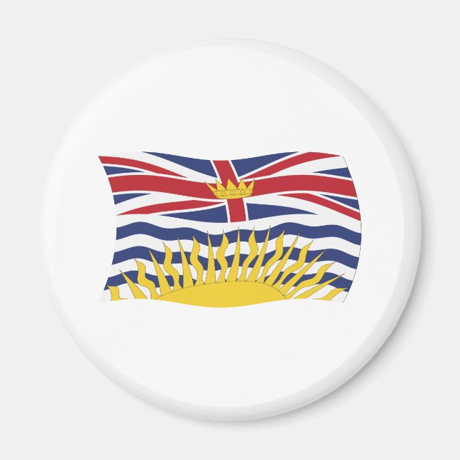 British Columbia Flag Magnet (Front)