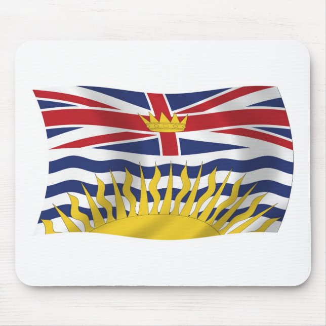 British Columbia Flag Mousepad (Front)