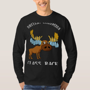 British Columbia Moose Wine Glass Rack for Camper T-Shirt