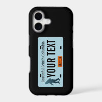 British Columbia Sasquatch License Plate