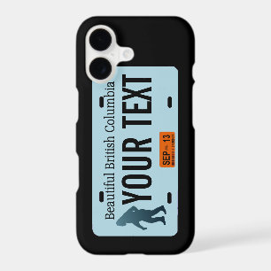 British Columbia Sasquatch License Plate
