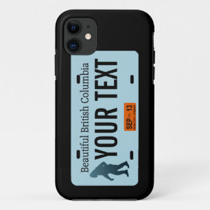British Columbia Sasquatch License Plate Case-Mate iPhone Case