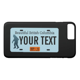 British Columbia Sasquatch License Plate Case-Mate iPhone Case