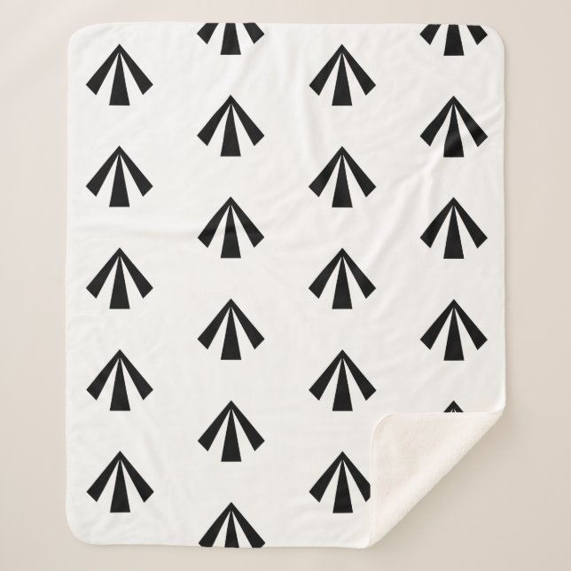 British Convict Arrow British Army MOD Crows Foot  Sherpa Blanket (Front)