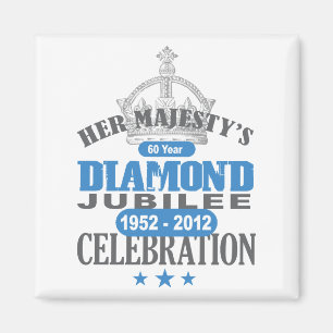 British Diamond Jubilee - Royal Souvenir Magnet