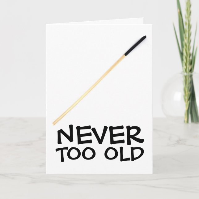 BRITISH DISCIPLINE CANING BIRTHDAY CARDS (Front)