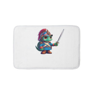 British Dragoon Defender Halloween's Regal Reptile Bath Mat
