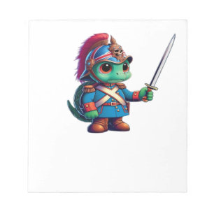 British Dragoon Defender Halloween's Regal Reptile Notepad