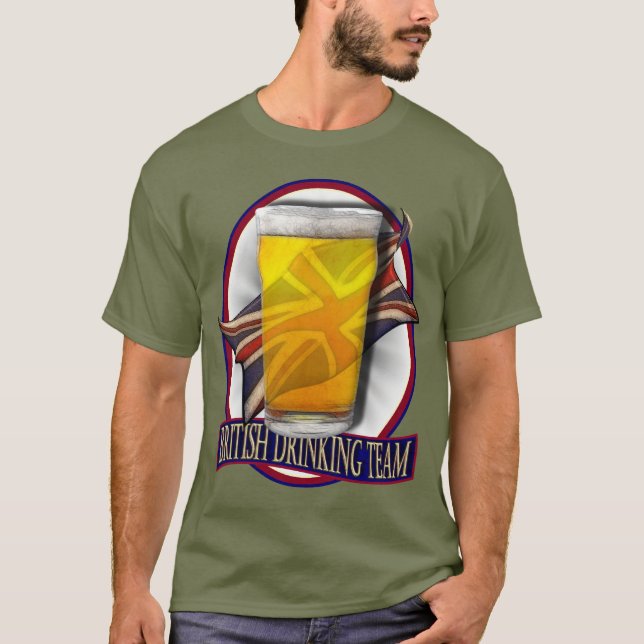 British Drinking Team T-Shirt (Front)