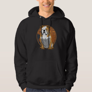 British English Bulldog Dog Breed 96 Hoodie