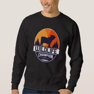 British English Bulldog Retro Sweatshirt