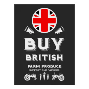 British Farming Support Poster