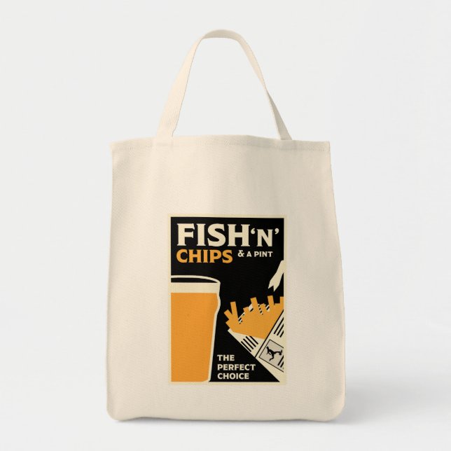 British Fish And Chips       Tote Bag (Front)