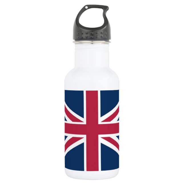British flag 532 ml water bottle (Front)