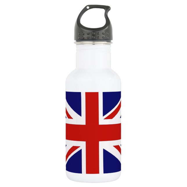 British flag 532 ml water bottle (Front)