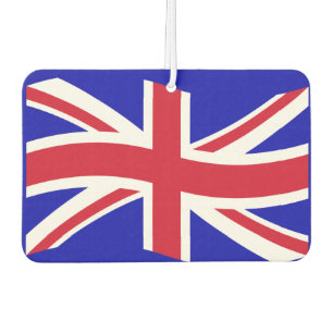 British flag car air freshener