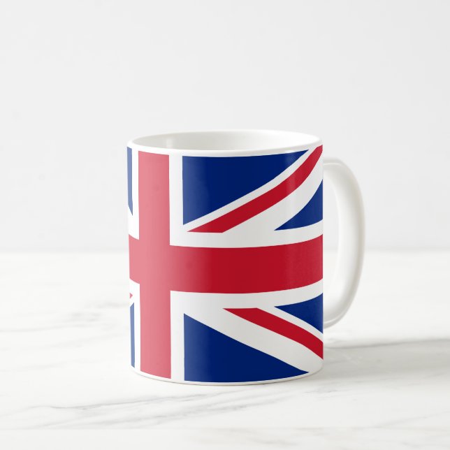 British Flag Coffee Mug (Front Right)
