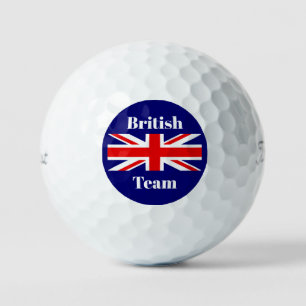 British Flag Customise British Team Golf Balls