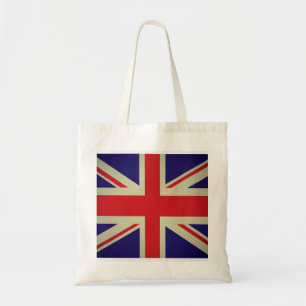 British flag design tote bag