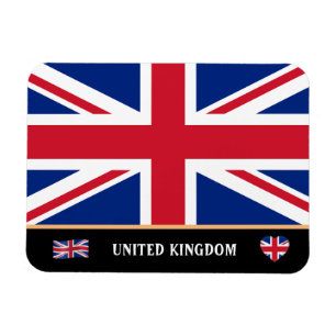 British Flag & England travel / United Kingdom Magnet