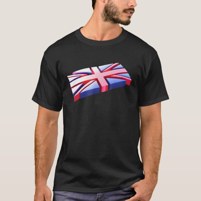 British Flag England Uk Britain Union Jack T-Shirt (Front)