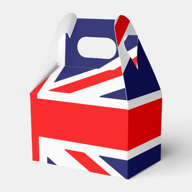British Flag Favour Box (Front Side)