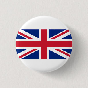 British Flag, Flag of Northern Ireland 3 Cm Round Badge