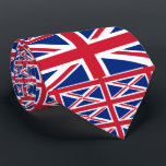 British Flag, Flag of Northern Ireland Tie<br><div class="desc">British Flag,  Flag of Northern Ireland Neck Tie by World Flags United.</div>