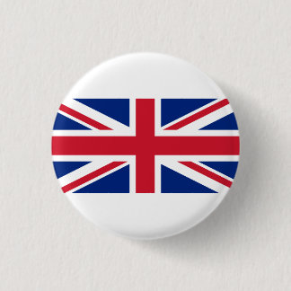 British Flag, Flag of United Kingdom 3 Cm Round Badge