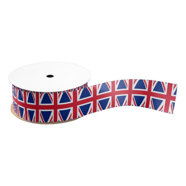 British flag grosgrain ribbon (Spool)