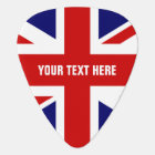 British flag guitar pick | Personalised Union Jack