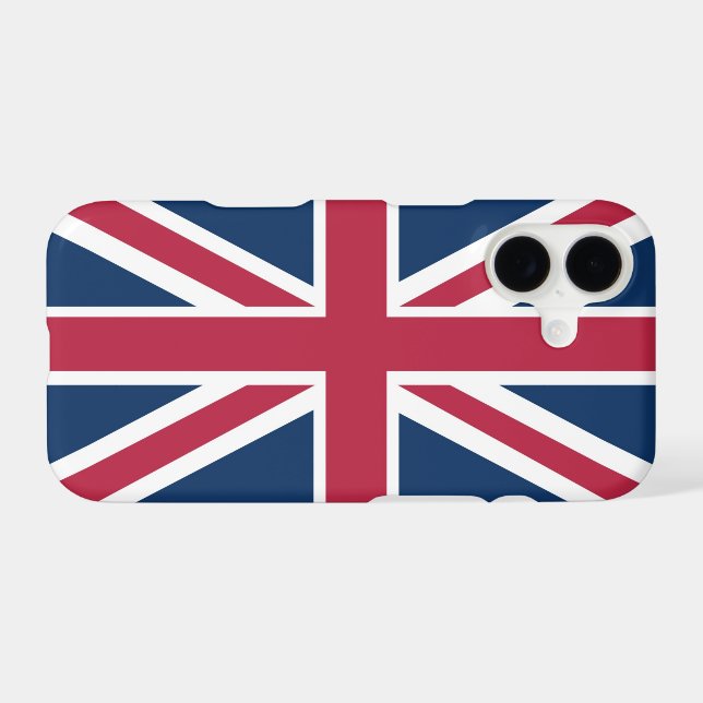 British flag iPhone case (Back Horizontal)