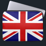 British flag laptop sleeve | Union Jack design<br><div class="desc">British flag laptop sleeve | Union Jack design. Red white and blue english flag.</div>