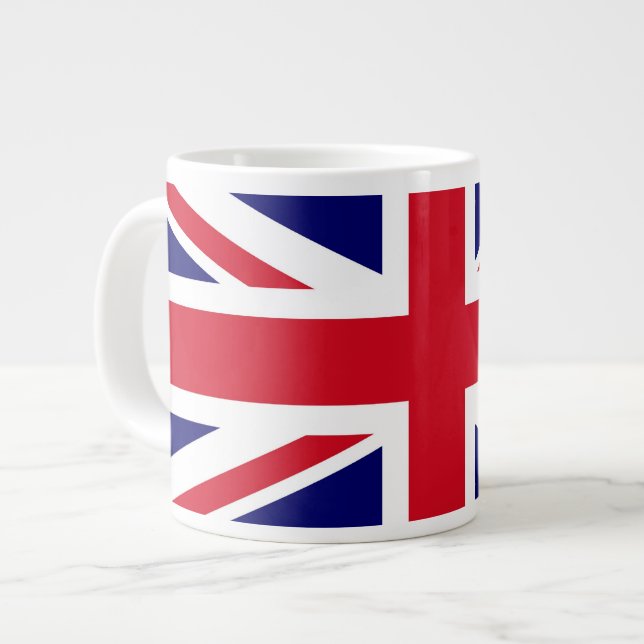 British Flag Large Coffee Mug (Front Left)