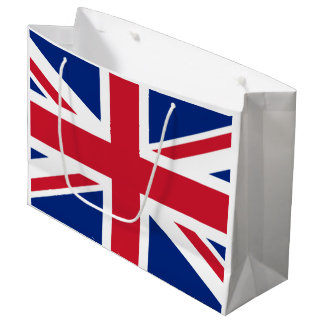 British flag large gift bag