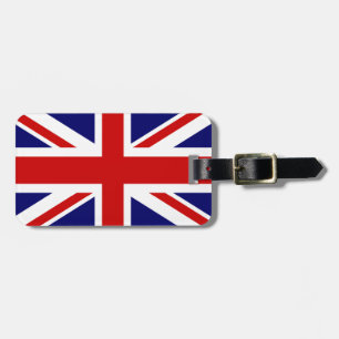 British flag luggage tags for bags and suitcases