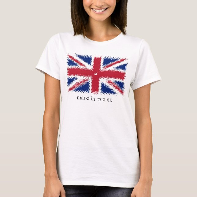 British flag, Made in the UK - Tshirt (Front)